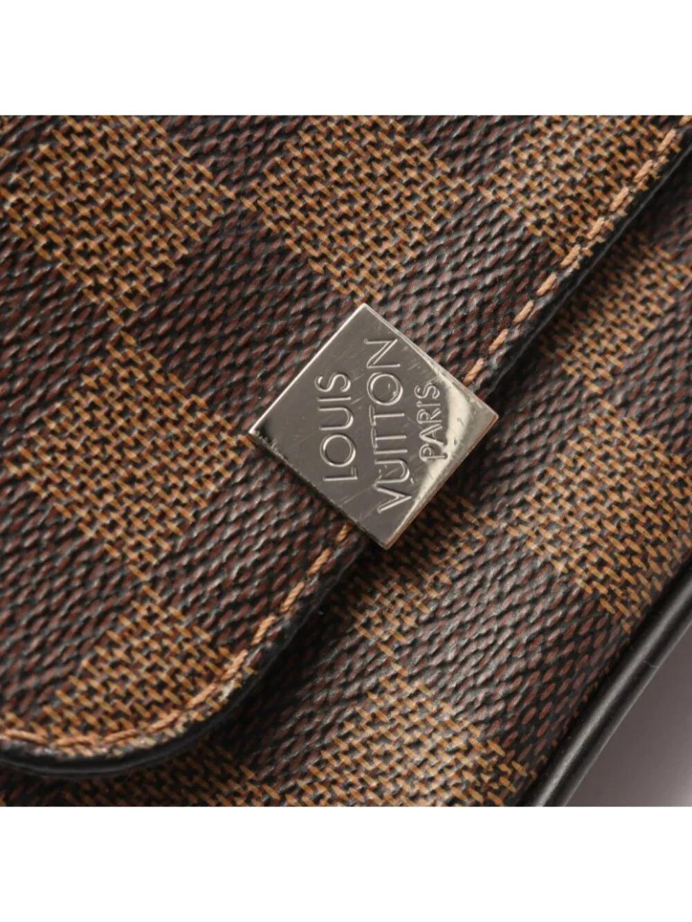 Louis Vuitton Shoulder Bag District PM NM Canvas Leather